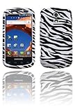 Samsung SPH-D700 Epic 4G Graphic Case - Black/White Zebra
