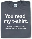 Enough Social Interaction Tee