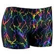 Tuga Juniors/Womens Lightning Bolt Spandex Shorts, 3 Inch Inseam