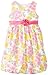 Younghearts Little Girls' Dress With Flowers and Rosette