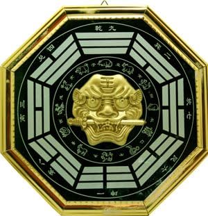 Traditional chinese Feng Shui Bagua Lion head