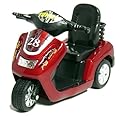 12 pcs in Box: 5" Die Cast Turbo Scooter, Pull Back Action (Blue/Maroon/Red/Yellow)