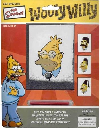 GRANDPA "ABE" SIMPSON Wooly Willy from The Simpsons