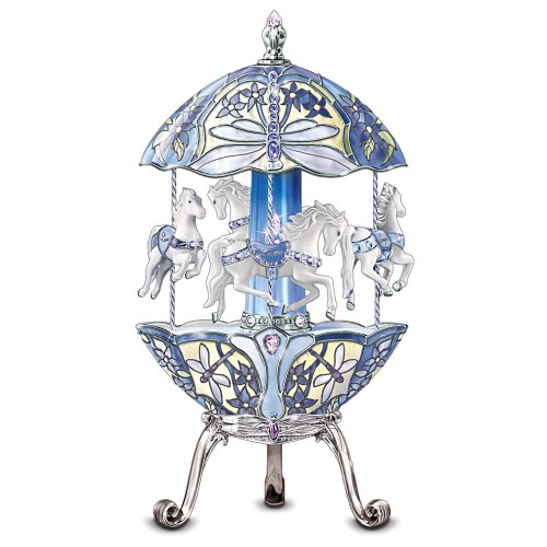 Horse Carousel Of Blessings Collectible Victorian Musical Egg by Ardleigh Elliott