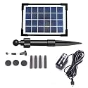 AT-2W Solar Teichpumpe 2 Watt Hmax.: 170l/h Fontainenhöhe: 0,65m für Gartenteich oder Springbrunnen