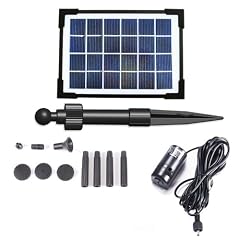 AT-2W Solar Teichpumpe 2 Watt Hmax.: 170l/h Fontainenh�he: 0,65m f�r Gartenteich oder Springbrunnen