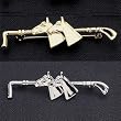 Exselle Whip with Two Horse Heads Stock Pin