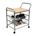3-Tier Metal Trolley