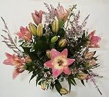 Elegant Pink Lilies