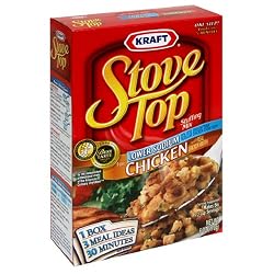 Stove Top Stuffing Mix, Chicken, Low Sodium, 6-Ounce Boxes (Pack of 12)