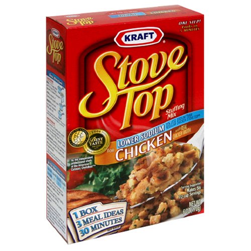 Stove Top Chicken, Low Sodium, 6-Ounce Boxes (Pack of 12)