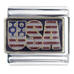 Pugster Usa Flags Italian Charm