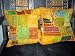 Cushion Covers Yellow Vintage Sari Toss Pillow Toss Cover