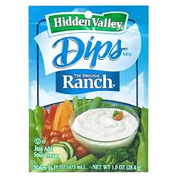 Hidden Valley Dip Mix, Original Ranch Dip, 1-Ounce Packets (Pack of 24)