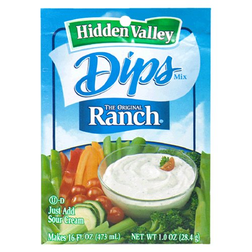 Hidden Valley Dip Mix, Original Ranch Dip, 1-Ounce Packets (Pack of 24)
