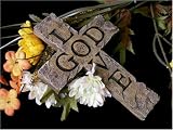 Wall Cross Love God