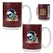 Denver Broncos NFL 2pc Gameball Ceramic Mug Set - Helmet logo
