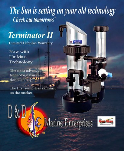 The Terminator ll aquarium protein skimmer