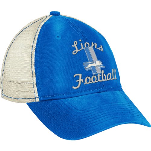 NFL Women's Fan Gear Classic Slouch Mesh Back Hat - EQ60W (Detroit Lions, One Size Fits All)