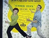 SUMMER STOCK songs by Judy Garland 78s album set #56. cover famous HIRSCHFELD art. 4 78rpm records. Cover exc, records near mint.