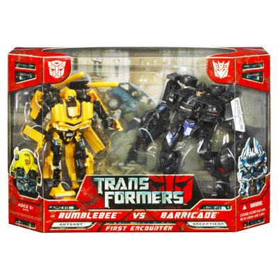 Childrens Toyshop  Toys : Transformers Bumblebee Vs Barricade First Encounter 2 Pack [Toy]