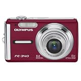 Buy Olympus FE-340 8MP Digital Camera with 5x Optical Zoom (Red)