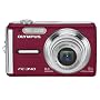 Olympus FE-340 8MP Digital Camera with 5x Optical Zoom (Red)