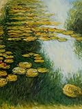 51CNMCXak4L. SL160  Art Reproduction Oil Painting   Monet Paintings: Water Lilies (Yellow and Green)   Extra Large 30 X 40   Hand Painted Canvas Art