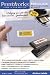 Office Products : PrintWorks 4 x 6 Inch White Address Labels 200 Count (609)