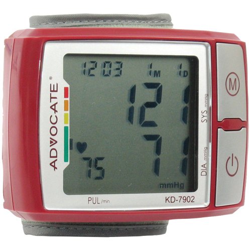 Q3IKD7902 - ADVOCATE KD-7902 Wrist Blood Pressure Monitor with Color Indicator