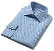 Tommy Hilfiger Men's Colby Spread Collar Men's Dress Shirt, Blue Gingham