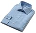 Tommy Hilfiger Men's Colby Spread Collar Men's Dress Shirt, Blue Gingham