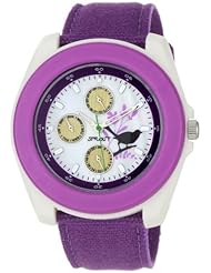 Sprout Unisex ST2006PRIVPR  Corn Resin and Purple Organic Cotton Strap Watch