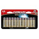 Eveready Gold Alkaline, Size AA, 24 pack (Pack of 2)