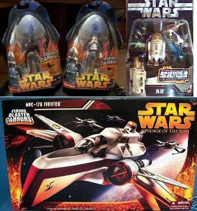 Star Wars Action Figure - Arc-170 Fighter Vehicle w/ Free Pilot Figures and R4-G9 Droid, Star Wars Action Figures,Star Wars Action Figure,Star Wars Figures,Star Wars Toys Figure,Hasbro Action Figure,Hasbro Star Wars Action Figure