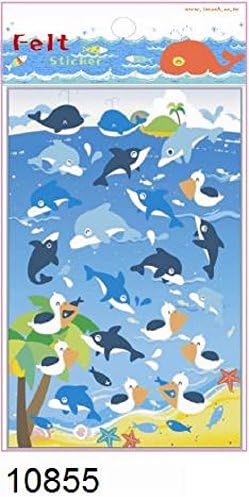 Dolphin Soft Felt Stickers