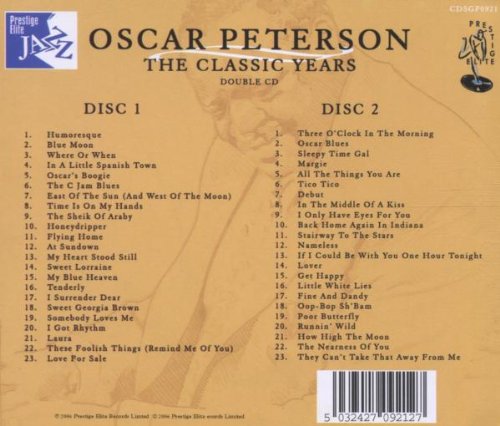 Cover image : The Classic Years