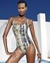 Shape fx All Over Control Square Neck Tank Swimsuit