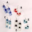CLOSEOUT PRICING! - Fused Glass Earrings - 5 Styles to Choose From!