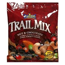 Planters Trail Mix, Nuts And Chocolate, 1.25-Ounce Packages (Pack of 42)