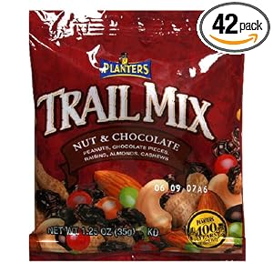 Planters Trail Mix, Nuts And Chocolate, 1.25-Ounce Packages (Pack of 42) by Planters