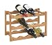 Wenko 18615100 Norway Weinregal - Walnussholz, 42 x 21 x 28 cm