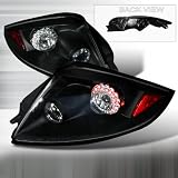 06 07 08 Mitsubishi Eclipse LED Tail Lights - Black (Pair) by Atomic