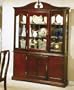 China Cabinet Buffet Hutch - Queen Anne Cherry Finish