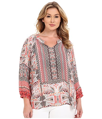 [ニックゾー] NIC+ZOE レディース Plus Size Prismatic Top トップス [並行輸入品]