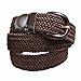 Luxury Divas Brown Braided Elastic Stretch Belt Size 2X