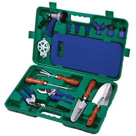 Apollo Precision Tools 15-Piece Garden Tool Kit, Green #DT3797 from Hand Garden Tools