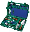 Apollo Precision Tools 15-Piece Garden Tool Kit, Green DT3797