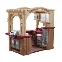 Hot Sale Step2 Grand Walk-in Kitchen and Grill, Brown/Tan/Maroon