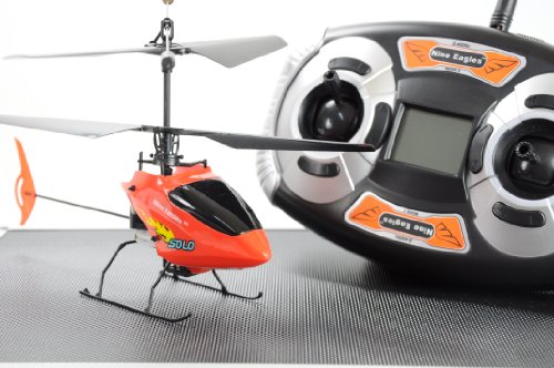 Imagen 3 de NineEagles 25044 - Helicóptero en miniatura por control remoto de 4 canales, 2,4 GHz, carcasa de aluminio [Importado de Alemania]